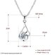 Wholesale 2018 New Style 925 Sterling Silver CZ Necklace TGSSN068 4 small