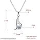 Wholesale New Style 925 Sterling Silver CZ Necklace TGSSN069 4 small
