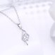 Wholesale New Style 925 Sterling Silver CZ Necklace TGSSN070 1 small