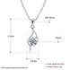 Wholesale New Style 925 Sterling Silver CZ Necklace TGSSN070 4 small