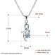 Wholesale Fashion Style 925 Sterling Silver CZ Necklace TGSSN071 4 small