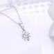 Wholesale Trendy 925 Sterling Silver CZ Necklace Discount TGSSN072 1 small
