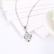 Wholesale Trendy 925 Sterling Silver CZ Necklace Discount TGSSN072 2 small