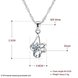 Wholesale Trendy 925 Sterling Silver CZ Necklace Discount TGSSN072 4 small