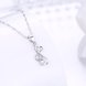 Wholesale Discount Fashion 925 Sterling Silver CZ Necklace TGSSN073 1 small