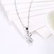 Wholesale Discount Fashion 925 Sterling Silver CZ Necklace TGSSN073 2 small
