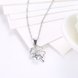Wholesale Super Deal 925 Sterling Silver CZ Necklace TGSSN075 2 small