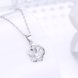 Wholesale 2018 Style 925 Sterling Silver Flower CZ Necklace TGSSN077 1 small