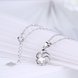 Wholesale 2018 Style 925 Sterling Silver Flower CZ Necklace TGSSN077 3 small