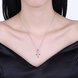 Wholesale Fashion 925 Sterling Silver Cross CZ Necklace TGSSN078 0 small