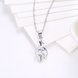 Wholesale New Fashion 925 Sterling Silver CZ Necklace TGSSN079 2 small