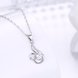 Wholesale Good Quality 925 Sterling Silver CZ Necklace TGSSN081 1 small