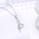 Wholesale Top Quality 925 Sterling Silver CZ Necklace TGSSN082 1 small