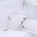 Wholesale Top Quality 925 Sterling Silver CZ Necklace TGSSN082 3 small