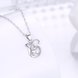 Wholesale Best Quality 925 Sterling Silver CZ Necklace TGSSN083 1 small