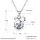 Wholesale Best Quality 925 Sterling Silver CZ Necklace TGSSN083 4 small