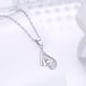 Wholesale New Fashion 925 Sterling Silver CZ Necklace TGSSN084 1 small