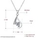 Wholesale New Fashion 925 Sterling Silver CZ Necklace TGSSN084 4 small