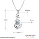 Wholesale Creative Style 925 Sterling Silver CZ Necklace TGSSN085 4 small