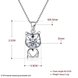 Wholesale 2018 New Style 925 Sterling Silver CZ Cat Necklace TGSSN089 4 small