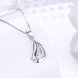 Wholesale Discount Fashion 925 Sterling Silver CZ Necklace TGSSN090 1 small