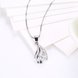 Wholesale Discount Fashion 925 Sterling Silver CZ Necklace TGSSN090 2 small