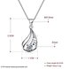 Wholesale Discount Fashion 925 Sterling Silver CZ Necklace TGSSN090 4 small