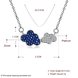 Wholesale The clouds pendant Pure S925 Sterling Silver Necklace TGSSN013 2 small