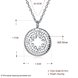 Wholesale Stars Creative Pure S925 Sterling Silver Necklace TGSSN017 2 small