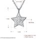 Wholesale Little star Pure S925 Sterling Silver pendant Necklace TGSSN021 2 small