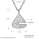 Wholesale Creative Pure S925 Sterling Silver pendant Necklace TGSSN023 2 small