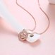 Wholesale Heart Creative CZ Pure S925 Sterling Silver Pandent Necklace TGSSN027 1 small