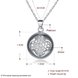 Wholesale Boutique Stylish Heart CZ Pure S925 Sterling Silver Pandent Necklace TGSSN031 4 small