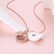 Wholesale Fashion Star CZ S925 Sterling Silver Pandent Necklace TGSSN037 0 small