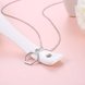 Wholesale Fashionable hexagon hollow out S925 Sterling Silver Necklace TGSSN039 2 small