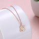 Wholesale Lovely s-shaped pure S925 Sterling Silver pandent Necklace TGSSN043 1 small