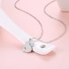 Wholesale Lovely s-shaped pure S925 Sterling Silver pandent Necklace TGSSN043 2 small