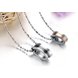 Wholesale Hot selling fashion stainless steel couples Necklace TGSTN028 1 small
