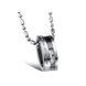 Wholesale Hot selling fashion stainless steel couples Necklace TGSTN028 2 small
