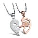 Wholesale The best gifts stainless steel couples Necklacepair TGSTN029 0 small