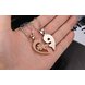 Wholesale The best gifts stainless steel couples Necklacepair TGSTN029 3 small