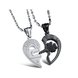 Wholesale The best gifts stainless steel couples Necklacepair TGSTN029 4 small