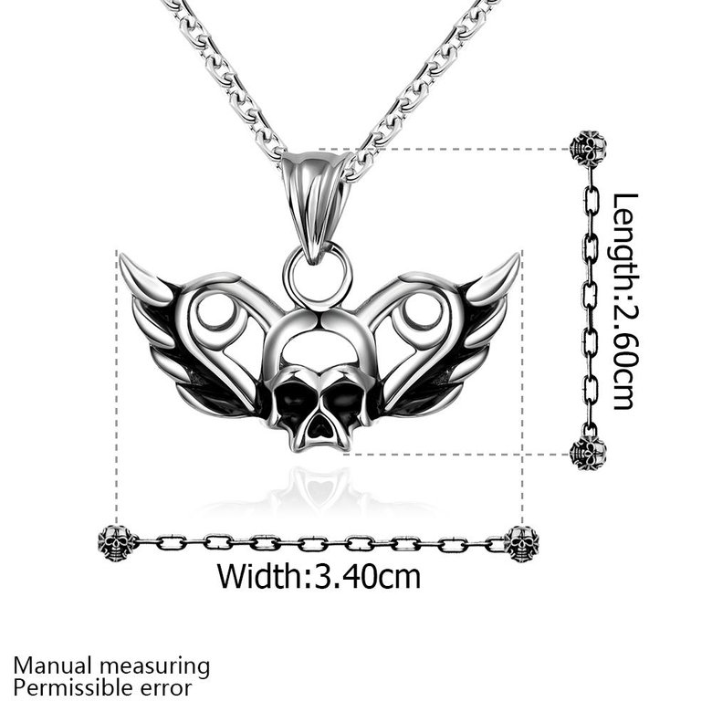 Wholesale Vintage 316L stainless steel Animal Necklace TGSTN094 0