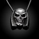 Wholesale Punk 316L stainless steel Skeleton Necklace TGSTN085 3 small