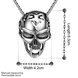 Wholesale Rock 316L stainless steel Skeleton Necklace TGSTN081 1 small