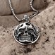 Wholesale Rock 316L stainless steel Skeleton Necklace TGSTN097 3 small