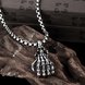 Wholesale Rock 316L stainless steel Skeleton Necklace TGSTN107 2 small