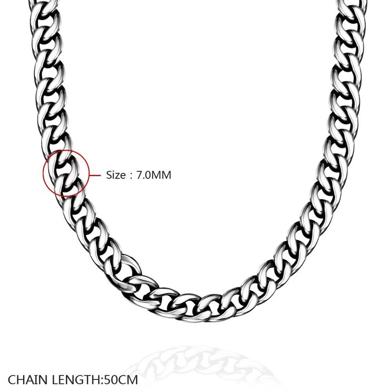 Wholesale Punk 316L stainless steel Geometric Necklace TGSTN111 0