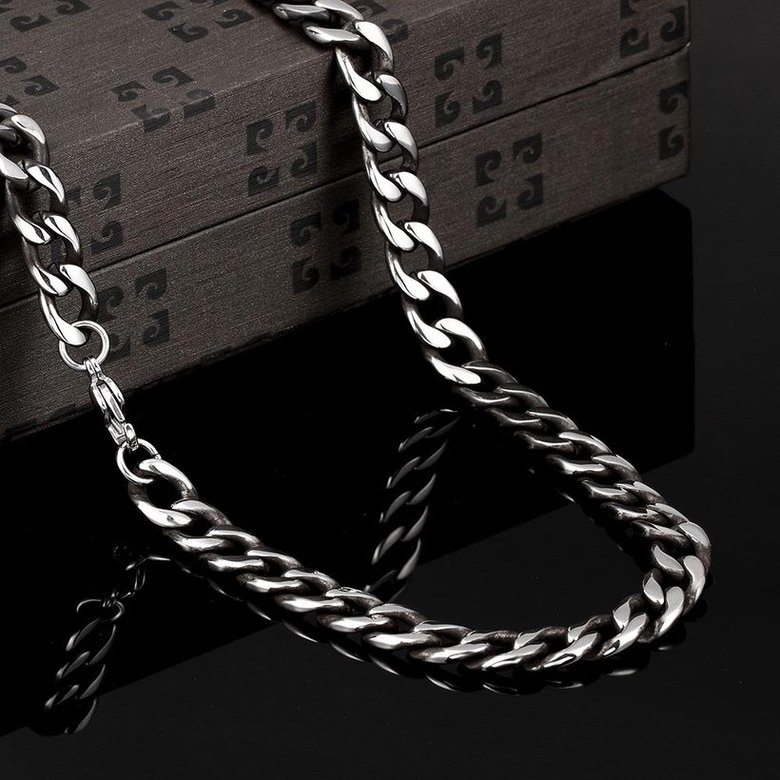 Wholesale Punk 316L stainless steel Geometric Necklace TGSTN111 2