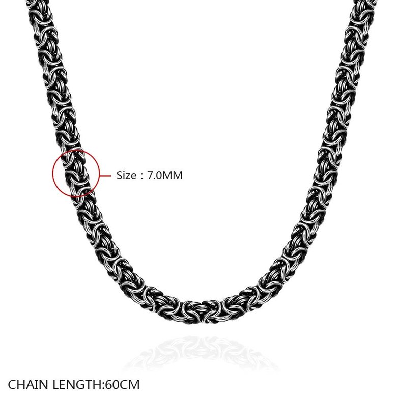 Wholesale Punk 316L stainless steel Geometric Necklace TGSTN080 0
